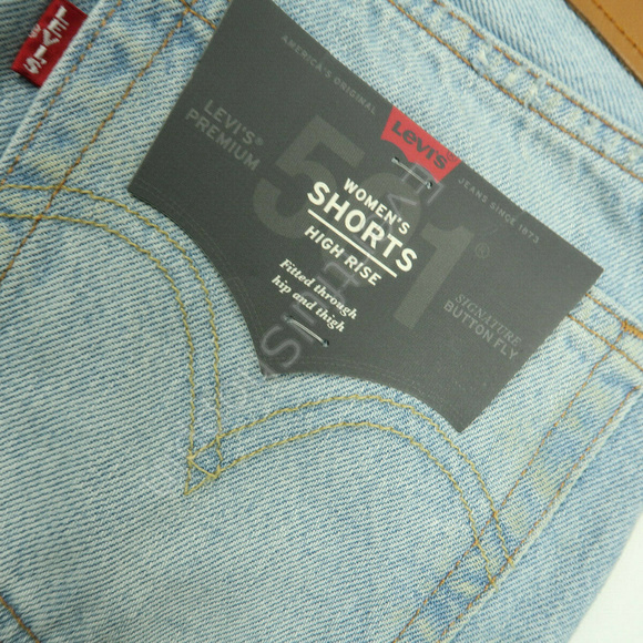 Levis Premium 501 Asteroid Cut Off Jean Shorts - Picture 6 of 6